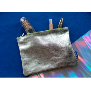 Candy Soft Silver Pouch