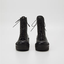 Leather Lace Up Boots